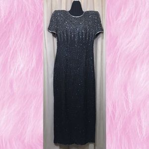 Stunning beaded opera gown